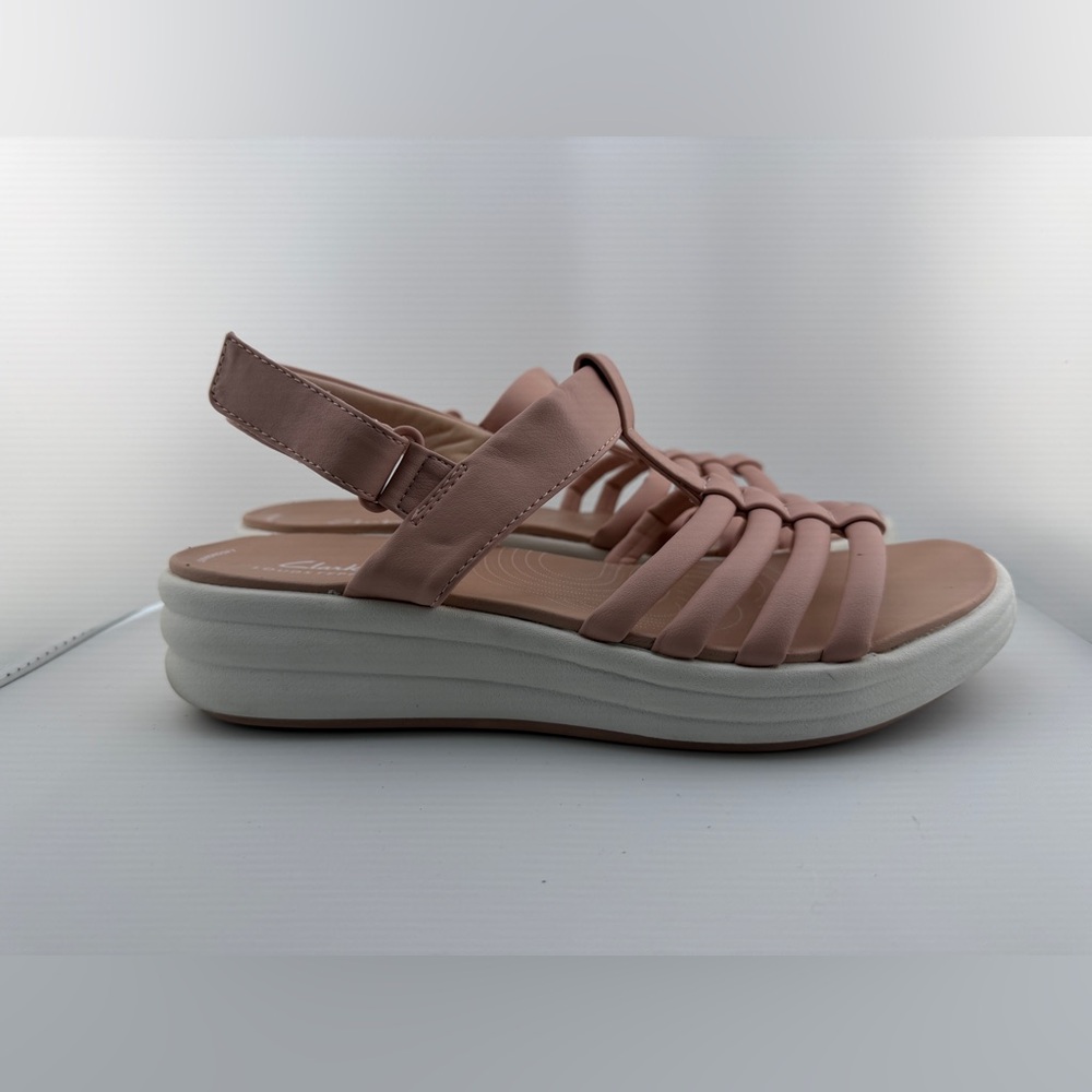 Clarks Cloudsteppers Rose Pink Comfort Sandals Strappy Women’s Shoe Size 9